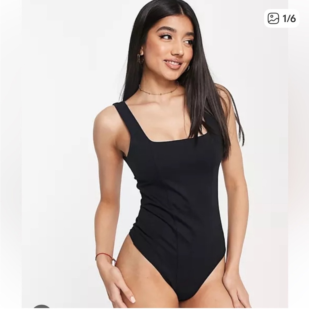 Abercrombie & Fitch Bodysuit NWOT square neck - Picture 1 of 7